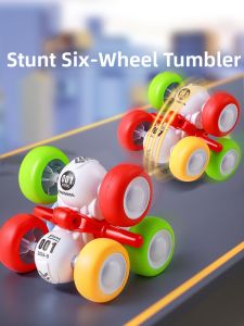QIMINGXING | Inertia Stunt Trick Flip Toy Car
