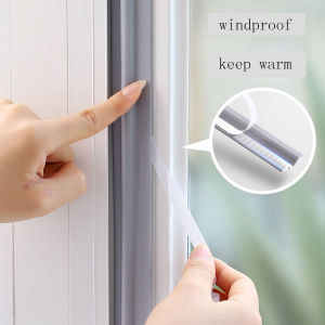 2M Nylon Sliding Window with Seam and Wind Protection Self-adhesive Windproof Strip DIY Sound Insulation Dust Proof Gap Filler