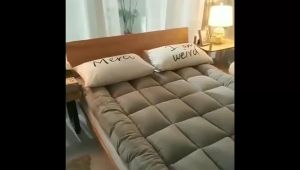 【READY STOCK】Foldable Tatami Thicken Mattress for Bedroom 10cm Soft Cushion Bed Velvet Bed Sheet Fitted