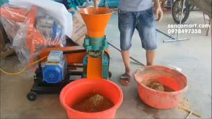 Máy tạo cám viên dây curoa 3 quả lô S150