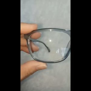 MURAH - Kacamata Baca Double Fokus 2 fungsi Baca dan Jalan ( U. K +100 S/D +3.00 ) Frame Abu Kotak Lensa Transparan Korean Style Kacamata Untuk Baca Rabun Dekat Pria Wanita Dewasa Kacamata Baca Super Fokus Model Stylish Elegan