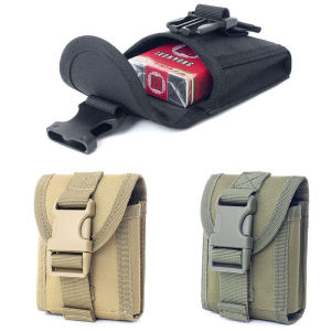 MOLLE EDC Cigarette Pouch Tactical Utility Pouch Belt Waist Bag for Daily Use and Outdoor Hiking Hunting Fishing