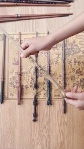 Anime Cosplay Show Metal Core Magic Wand With Box Decoration Toy Accessories For Kids Bacchetta Plastic Magic Stick