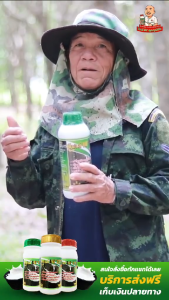 โซเล่พาราพรีเมี่ยม ฝาสีทองขนาด 500 ซีซี ฮอร์โมนทาหน้ายาง เพิ่มปริมาณน้ำยางพารา ไม่มีน้ำเลี้ยงไหลปน เปอร์เซ็นยางสูง ต้นยางไม่โทรม หน้ายางไม่เสีย พักต้นยางได้นาน ลดวันกรีดลง 50%