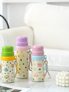 PREMIUM TUMBLER TERMOS LUCKY TIME 350 ML 450 ML PORTABLE VACUUM CUP INSULATED BOTTLE HOT & COOL STAINLESS STEEL 316 / COFFEE TUMBLER / TERMOS TAHAN PANAS & DINGIN