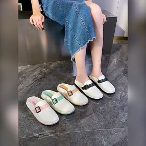KAKAMY Fashion Sandals for Women: Anti-Slip Shoes & Outdoor Half Slippers