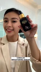 【BPOM】CinSulin Brightening Serum 50ml-Serum Pencerah Kulit  Serum Nikotinamid Untuk Perawatan Kulit Wajah Pelembap Anti Penuaan Kontrol Minyak Anti Kerutan