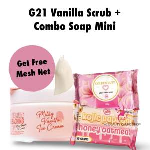 G21 COMBO ( Vanilla Scrub + Combo Soap Mini )
