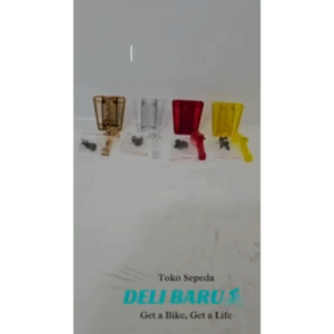Deli baru Front block warna merah kuning putih coklat frontblock bracket dudukan tas sepeda lipat