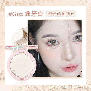 Matte Velvet Finish Makeup Powder Compact Long-lasting Setting Powder for Oily And Dry Skin Womens Cosmetic Tool