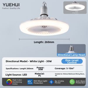 YUEHUI | Quiet Home Use Ceiling Fan with Light E27 Socket
