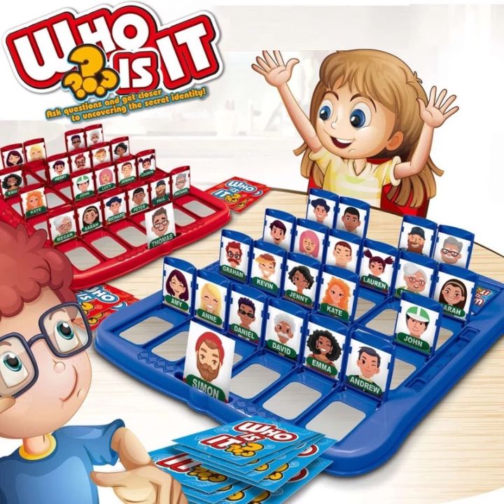 Who Is It Classic Board Games Interactive Party Game Family Memory ...