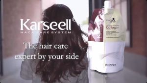 Hair Mask Pelurus Rambut Keratin Kering & Rusak - Karseell Maca Essence Collagen Repair - 500gr