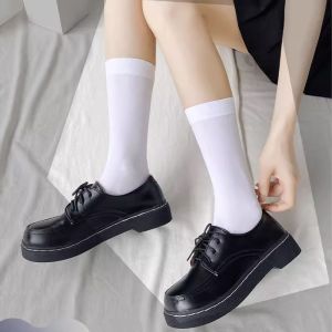 Japanese Style White Lace Lace Sweet Girl Calf Socks Children Knee Socks Lolita Cute Ribbon Knee Socks Summer