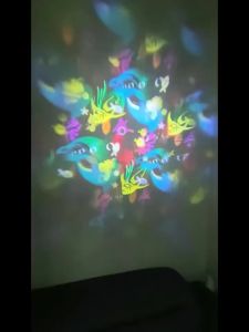 360° Rotating LED Ocean Projector Night Light USB Powered Starry Sky Lamp Dynamic Projection Ambient Lighting For Bedroom