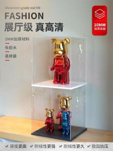Acrylic Display Case for Figurines Dustproof Collectible Storage Box Transparent Blind Box Display Cabinet Anime Cartoon Props