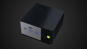 GMKtec EVO-X1 AI Mini PC AMD Ryzen AI 9 HX-370 32GB LPDDR5X 7500Mhz 1TB PCIe 4.0 SSD Windows 11 Pro WiFi 6 & USB4/Oculink Interface Mini Gaming Computers