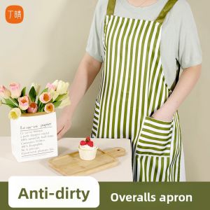 Womens Kitchen Apron Anti-dirt Thin Style Countryside Style