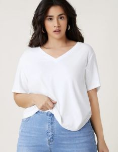 Plus Size V-Neck Top XXXL Top Oversize Top (VN Ayang)