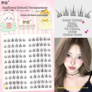 MENGLU | Large Capacity Natural Airy Realistic Segmental Individual Eyelashes