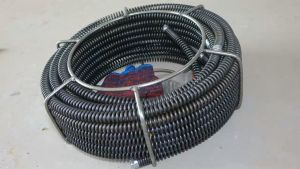 ลวดสปริงทะลวงท่อ ทะลวงท่อตัน ขนาด 16 มิล หัวเปลี่ยน 6 แบบ มีอแดปเตอร์ ยาว 15 เมตร สว่านนมือไฟฟ้า ลวดสปริงทะลวงท่อ กับ งูเหล็ก