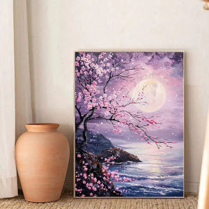 500/1000/1200/2000PCS Jigsaw Puzzle Tree Moon Landscape Night Art For Adults Great Weekend Relaxation And Family Fun Gift