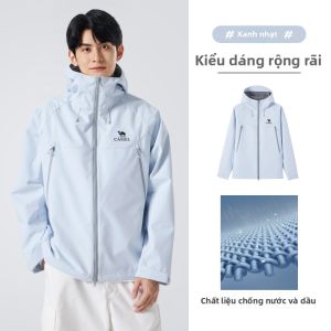 CAMEL | Áo Khoác Hooded Dành Cho Hoạt Động Ngoài Trời Chống Nước Chống Bụi Chống Bẩn