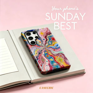 Potdemiel | Swirl Tree Canopy Art For Samsung Galaxy S26 S25 S24 A56 A36 Dual Layer Luxury Fashion Full Lens Protective phone Cover CaseChic