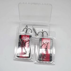 2Sets/6Sets Stinger Fishing Rig Hook for Big Shad Center Pin Screw Connector Pike Bass Perch Bait Barbed Sharp Treble Fish Hook