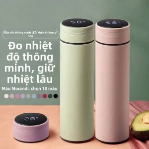 Thermal Stainless Steel Thermos with Temperature Display Large Capacity