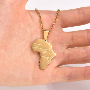Kemstone Stainless Steel Male Gold Plated Pendant Necklace Jewelry Gift