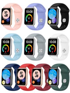 Sport Band For Huawei Watch FIT 2 Smart watch Strap Silicone Wristband Correa Vitality Bracelet fit2 watchbands Belt Accessories