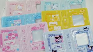 SUBTLE 3 นิ้วยืนอัลบั้มภาพขนาดเล็กพีวีซีส Cardbook 3 นิ้ว Kulomipacha พอ Yulin สุนัขการ์ตูนยืนอัลบั้ม Gu Cardbook Photo Book อัลบั้มรูปมินิอัลบั้ม