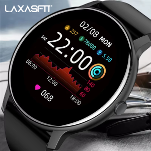 LAXASFIT 2025 New Smart Watch Women Men Ladies Gift Sports Fitness Watch Heart Rate Monitor Smart Watch For  Android IOS