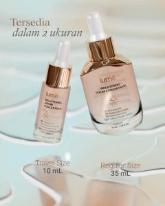 Serum Wajah Lumecolors Original LUME Brightening Serum Concentrate Serum Glowing Lume Paket Skincare Serum Glowing Wajah BPOM Pemutih Paling Ampuh Lume