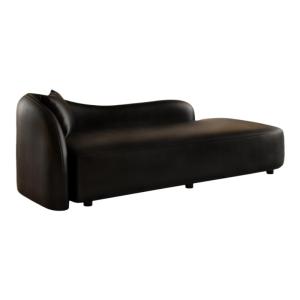 HUASHEMEIJI | Retro Straight-line Leather Sofa for Small Space