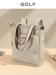 GOLF MADAM | Womens Canvas Lightweight Commute Student Laptop Backpack 16-inch