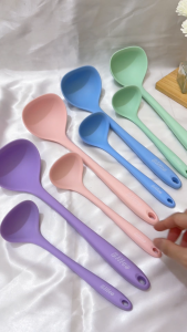 Silico Centong Sayur Silikon Tahan Panas / Centong Sop Besar Sendok Sayur Silikon Sendok Sop Centong Soup