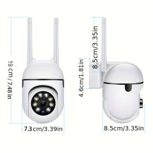 Panoramic WiFi Surveillance Camera Auto Tracking PTZ Camera Full HD 1080P Wireless Surveillance Camera For Interior And Outdoor