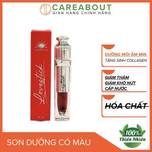 Son dưỡng màu LOVESTICK dưỡng môi ẩm mịn khử thâm cấp nước giảm khô nứt tăng sinh collagen không hóa chất | 5ml