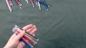 40pcs Heat Erasable Magic Marker Pen DIY Craft Sewing Accessories Temperature Disappearing Fabric Pens Line Marking Pens High Quality