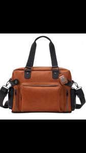 TAS GYM PRIA KULIT PU PREMIUM | ELEGAN & PRAKTIS