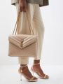 Preorder YSL medium loulou bag dark beige woman. 