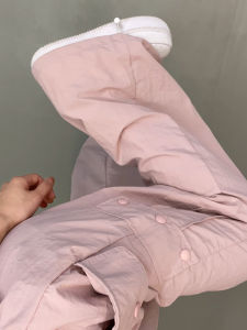 Pink Quick Dry Work Pants Women Summer Thin Loose Straight Leg Wide Leg High Waist Oversize American Sports Trousers