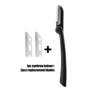 Stainless Steel Eyebrow Grooming Kit – Comb Scissor & Trimmer Tool Set for Women & Men Professional Brow Grooming Essentials