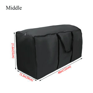 Furniture Cushion Storage Bag Waterproof Anti-UV Christmas Tree Storage Bag Multi-function Outdoor Garden Patio Storage Supplies