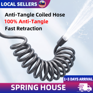 Flexible Spring Hose Tandas G1/2 TPR Retractable Heavy Duty Universal for Bidet Shower Faucet