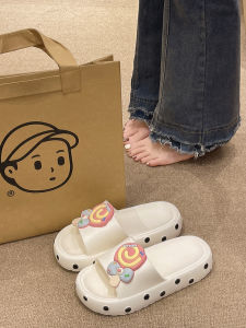 Slip-on Eva Slippers for Women Summer Thick Bottom for Outdoors Cute Lollipop Indoor Home Bathroom Non Slip Slippers