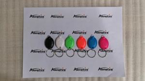 Alonefire | 1/10/50/100pc Led Keychain Light Mini Popular White Key Chain Schoolbag Backpack Stairs Emergency Lighting Flashlight Lamp Torch