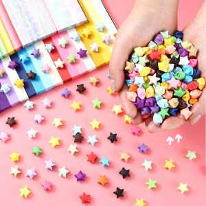 Masely 90/380/540Pcs Lucky Star Origami DIY Crafts Gift for Birthday Valentines Day Home decoration